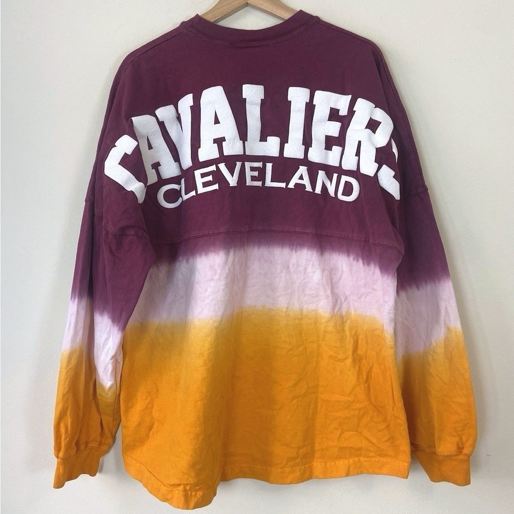 Cleveland Cavaliers NBA Fanatics Tie-Dye Long Sleeve Tee Shirt - Large